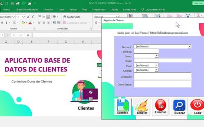 Base de Datos en Excel Clientes