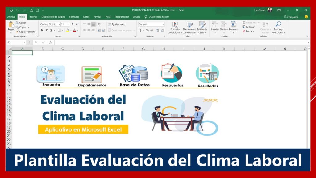 Evaluación del Clima Laboral | Excel Macros