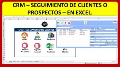CRM de Seguimiento de Clientes y Prospectos | Excel Macros