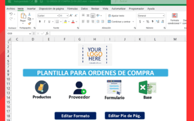 Plantilla para Orden de compras en Excel gratis