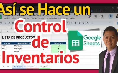 Control de Inventario en Google Sheets para Pequeños Negocios (Gratis)